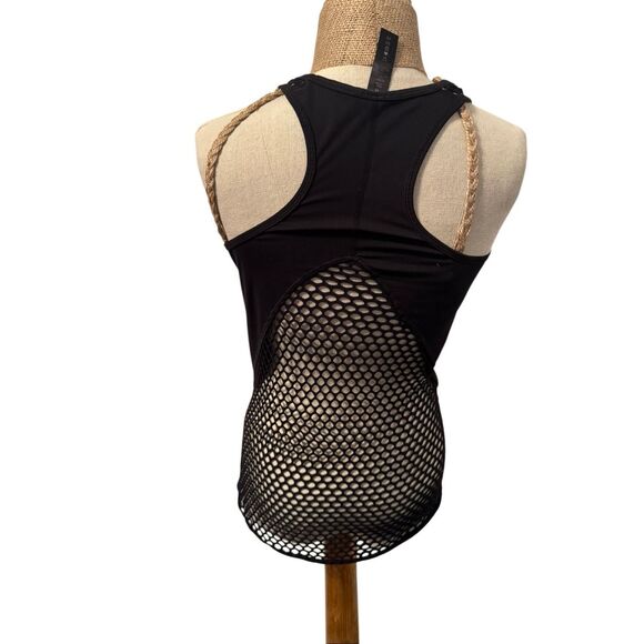 Yogalicious mesh back racer back tank top black sz  XS - Picture 1 of 6